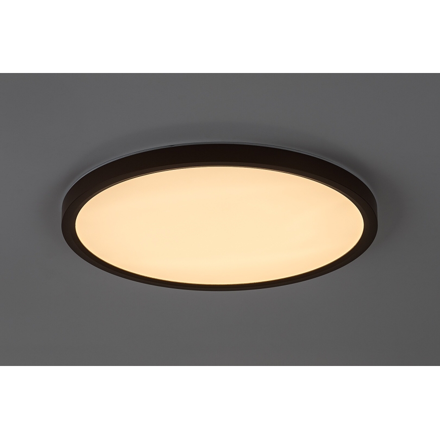Rabalux - Candeeiro de teto LED para casa de banho LED/24W/230V 3000/4000/6000K pr. 40 cm IP44 castanho