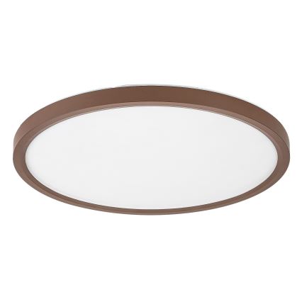 Rabalux - Candeeiro de teto LED para casa de banho LED/24W/230V 3000/4000/6000K pr. 40 cm IP44 castanho