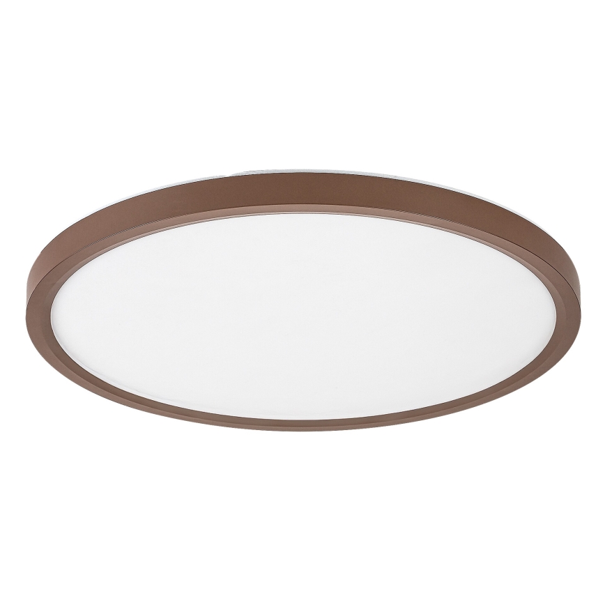 Rabalux - Candeeiro de teto LED para casa de banho LED/24W/230V 3000/4000/6000K pr. 40 cm IP44 castanho