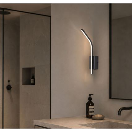 Rabalux - Aplique de parede LED para casa de banho LED/10W/230V 4000K IP44 preto