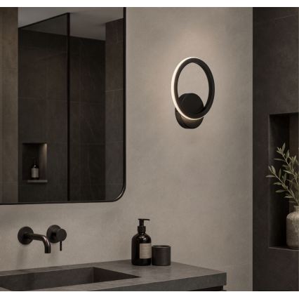 Rabalux - Aplique de parede para casa de banho LED/8W/230V IP44 antracite
