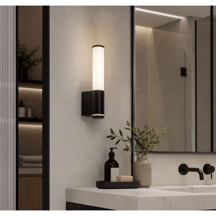 Rabalux - Aplique de parede para casa de banho LED/6W/230V IP44 preto