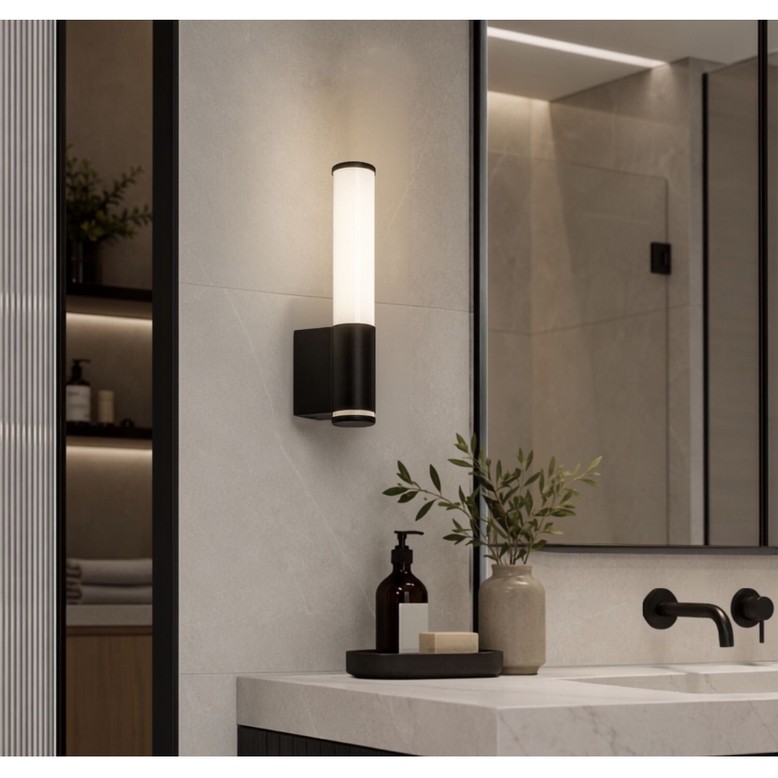 Rabalux - Aplique de parede para casa de banho LED/6W/230V IP44 preto