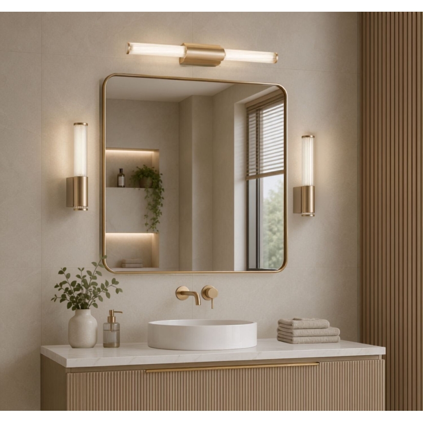 Rabalux - Iluminação LED para espelho de casa de banho LED/15W/230V IP44 60 cm dourada