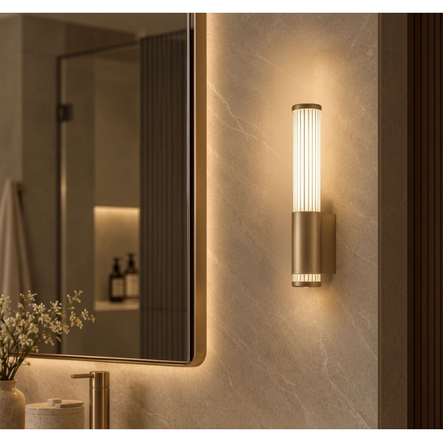 Rabalux - LED Aplique de parede para casa de banho LED/6W/230V IP44 dourado