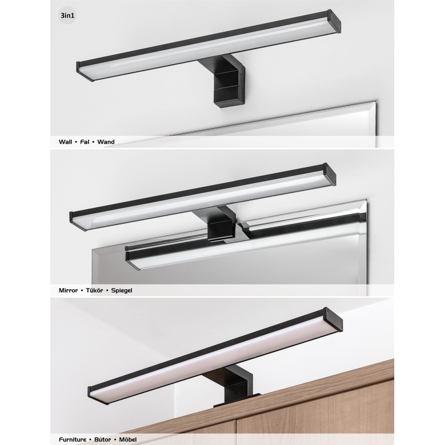 Rabalux - LED Iluminação para espelho de casa de banho LED/12W/230V IP44 60 cm