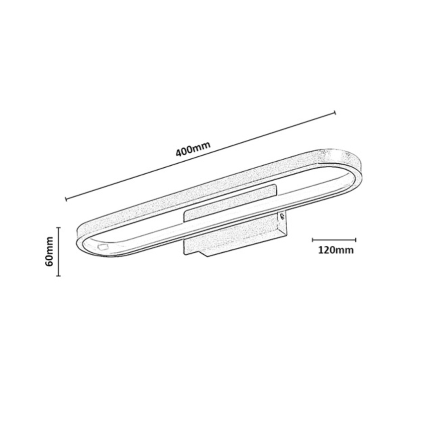 Rabalux - Iluminação LED para espelho de casa de banho LED/15W/230V IP44 40 cm