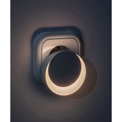 Rabalux - Lux LED noturna com sensor de anoitecer LED/0,3W/230V 3000K