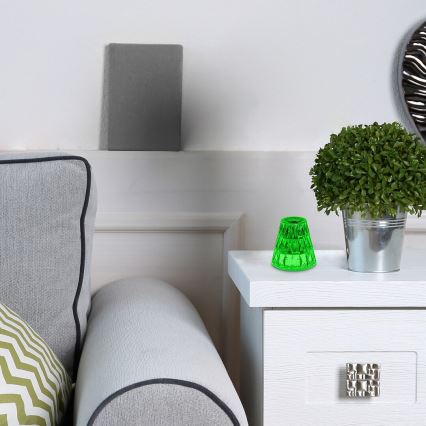 Rabalux - Lâmpada de mesa recarregável LED RGB regulável LED/2W/5V/3xAAA 3000K