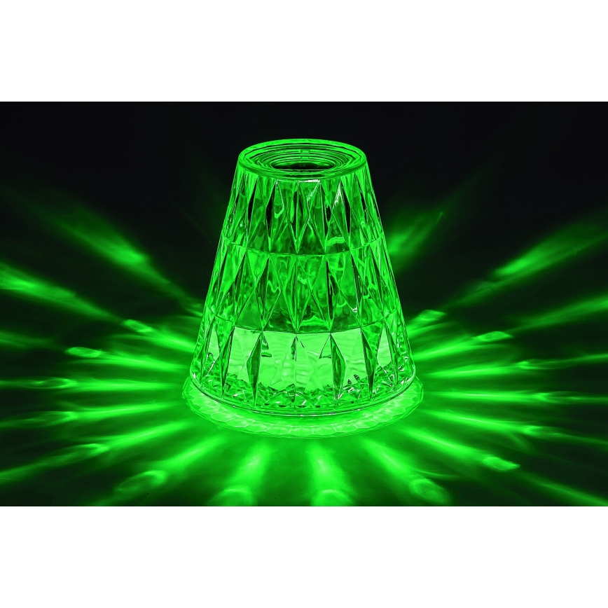 Rabalux - Lâmpada de mesa recarregável LED RGB regulável LED/2W/5V/3xAAA 3000K