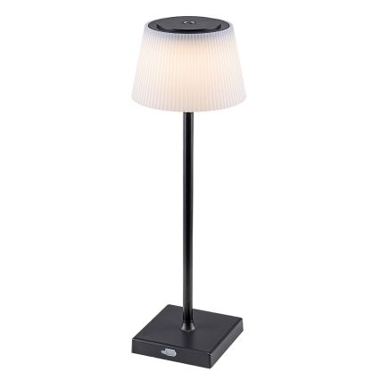 Rabalux - Lâmpada de mesa recarregável LED regulável LED/4W/3,7V 1800 mAh 3000-5000K IP44 preta