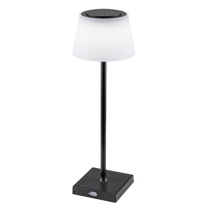Rabalux - Lâmpada de mesa recarregável LED regulável LED/4W/3,7V 1800 mAh 3000-5000K IP44 preta
