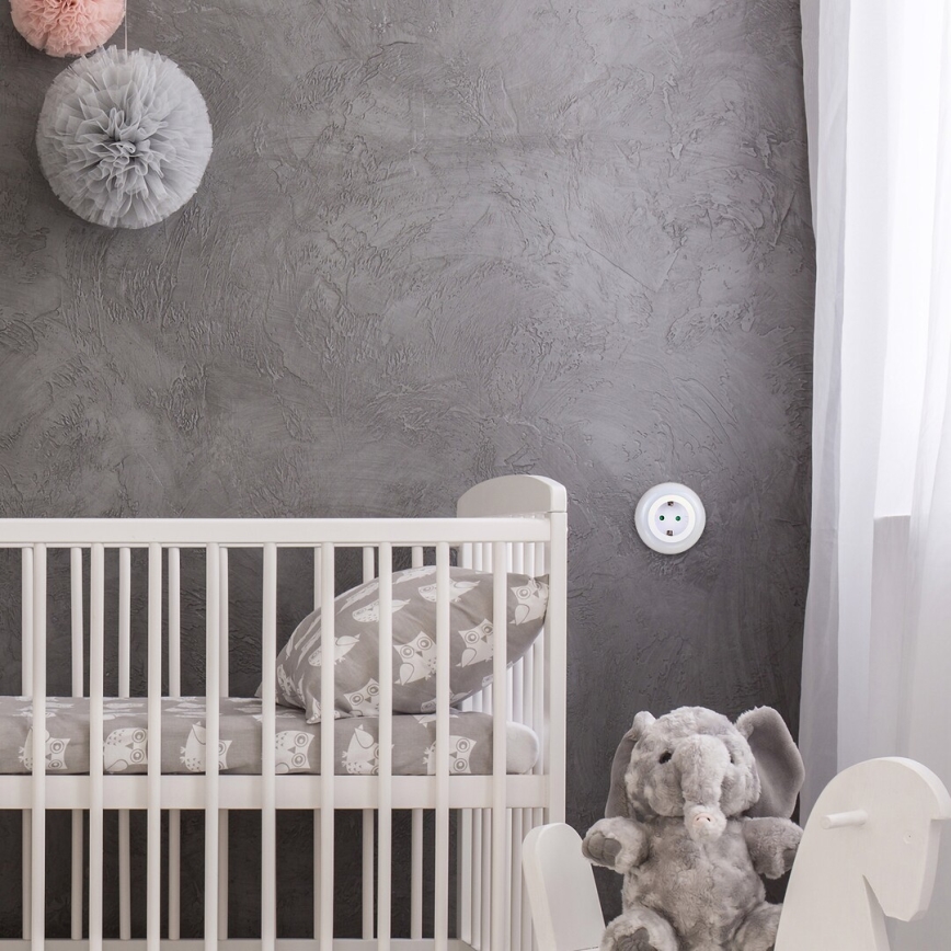 Rabalux - Tomada LED RGB com iluminação LED/0,54W/230V 3000K