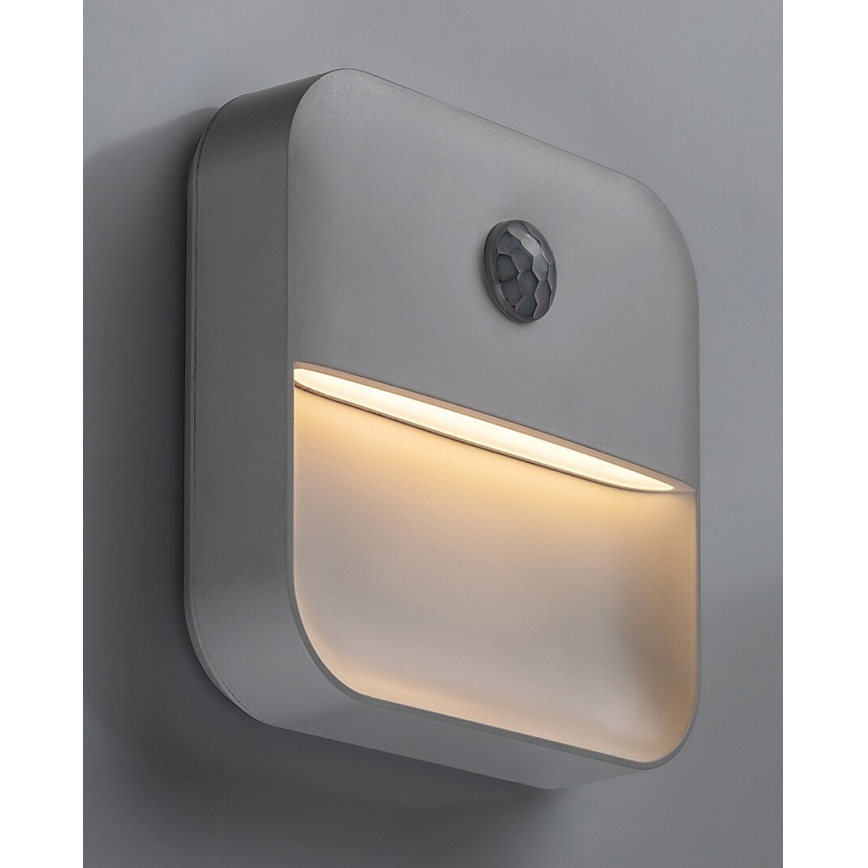 Rabalux - LED Night rechargeable iluminação com sensor LED/0,15W/3,7V 3000K 300 mAh