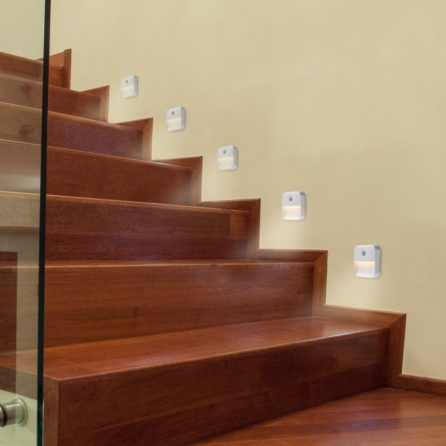 Rabalux - LED Night rechargeable iluminação com sensor LED/0,15W/3,7V 3000K 300 mAh