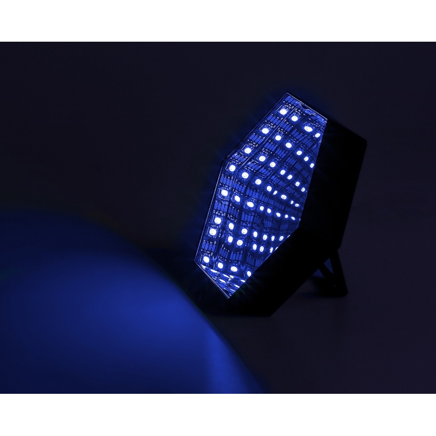Rabalux - Lâmpada de mesa LED RGB regulável LED/1W/5V/3xAA + controlo remoto