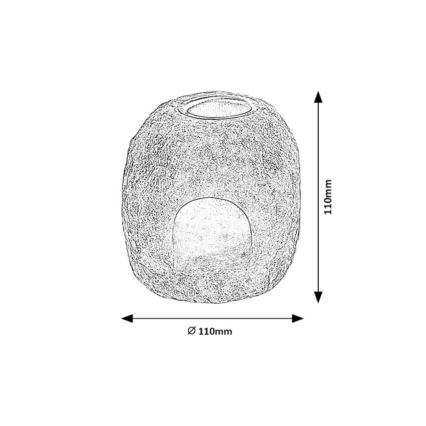 Rabalux - Lâmpada de sal - castiçal
