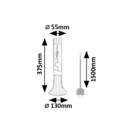 Rabalux - Candeeiro de lava LED/25W/230V