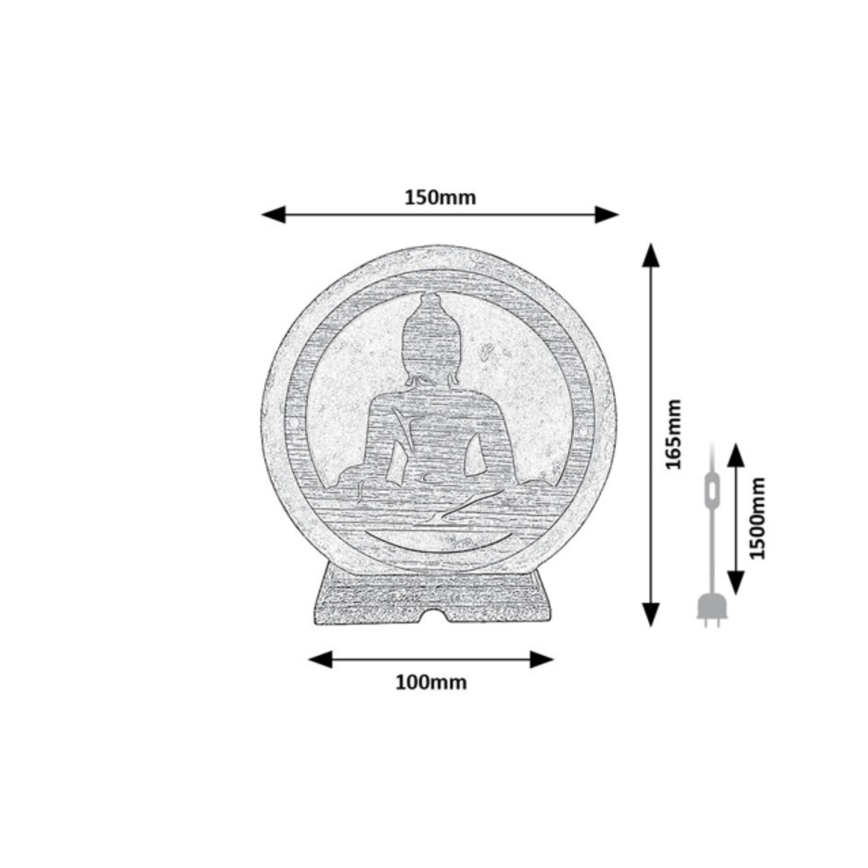 Rabalux - Lâmpada de sal 1xE14/15W/230V