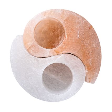 Rabalux - Lâmpada de Sal - Castiçal laranja/branco