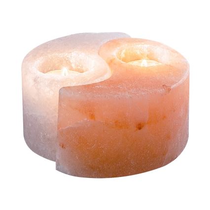 Rabalux - Lâmpada de Sal - Castiçal laranja/branco