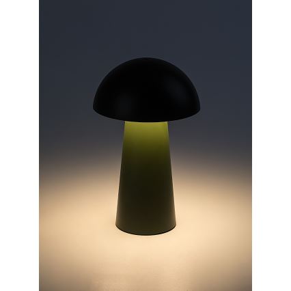 Rabalux - Lâmpada LED exterior recarregável, tátil e regulável, LED/1,5W/5V IP44 1200 mAh USB verde