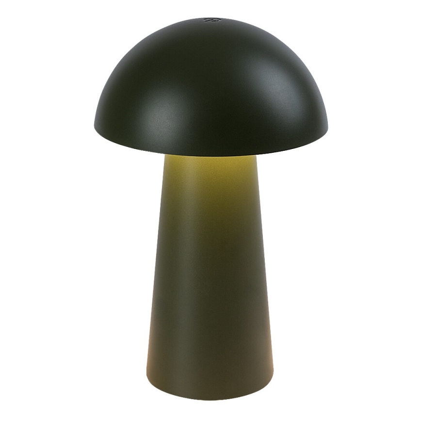 Rabalux - Lâmpada LED exterior recarregável, tátil e regulável, LED/1,5W/5V IP44 1200 mAh USB verde