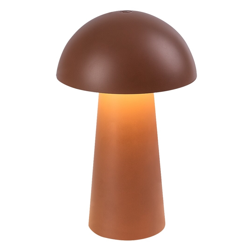 Rabalux - Lâmpada exterior recarregável tátil LED regulável LED/1,5W/5V IP44 1200 mAh USB castanha