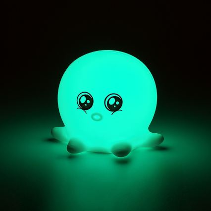 Rabalux - Luz noturna sensível ao toque LED RGB LED/0,05W/1xCR2032 polvo