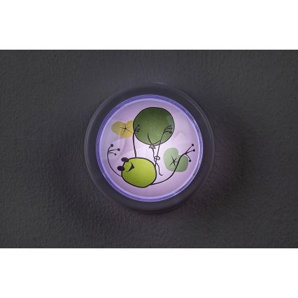 Rabalux - Iluminação noturna de criança LED LED/0,3W/2xAA 6000K