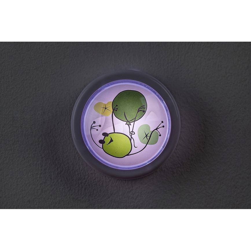 Rabalux - Iluminação noturna de criança LED LED/0,3W/2xAA 6000K