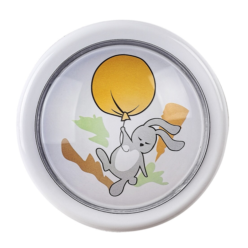 Rabalux - Luz Noturna Infantil LED/0,3W/2xAA 6000K