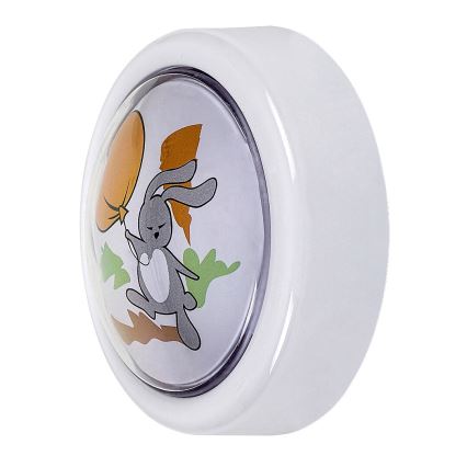 Rabalux - Luz Noturna Infantil LED/0,3W/2xAA 6000K