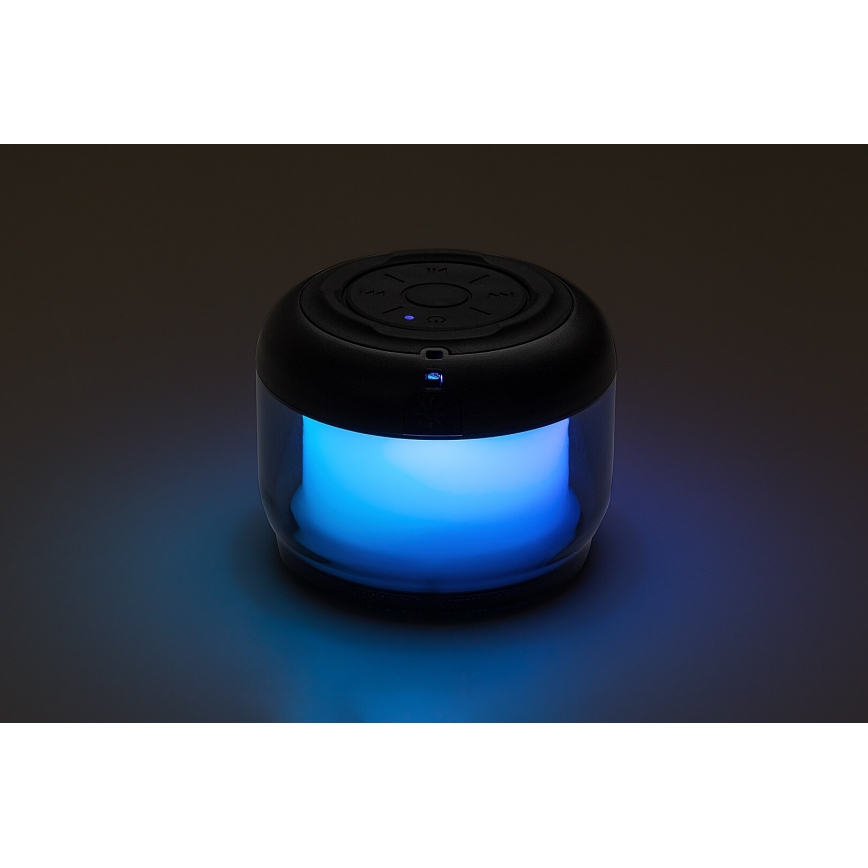 Rabalux - Lâmpada de mesa RGB com altifalante RGB/3W/3,7V 500mAh