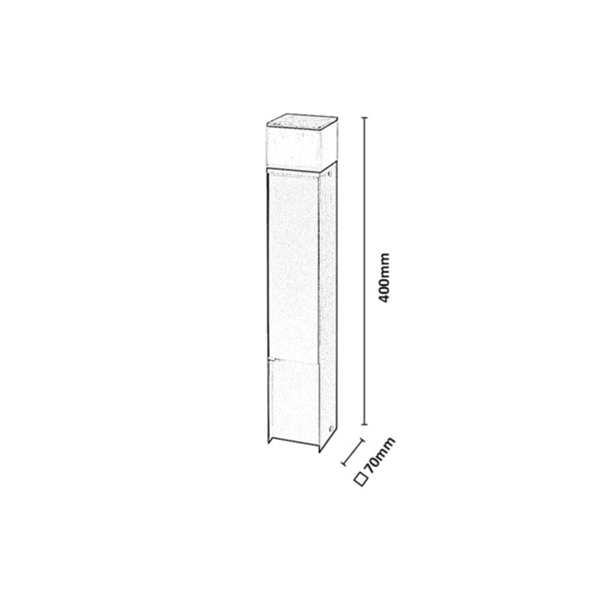 Rabalux - Lâmpada LED para exterior com 2 tomadas LED/10W/230V IP44