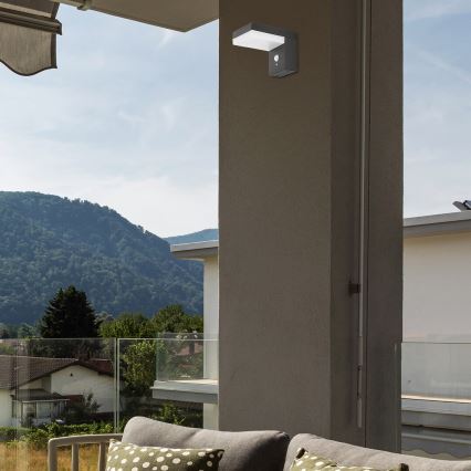 Rabalux - Iluminação solar LED com sensor LED/6W/3,7V IP44 2200 mAh