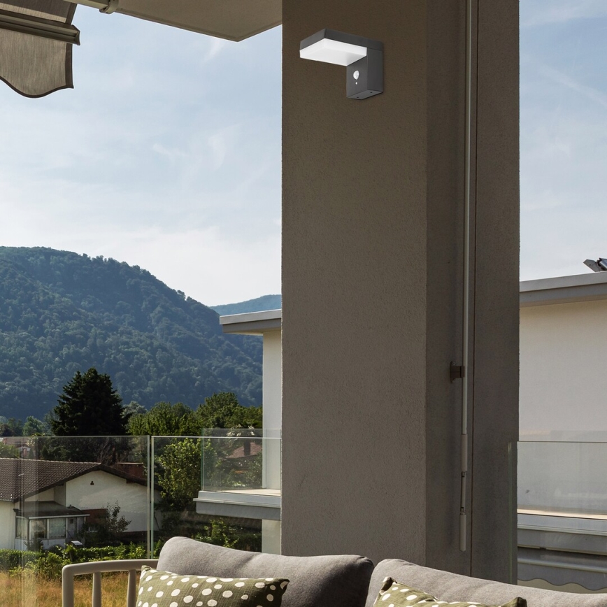 Rabalux - Iluminação solar LED com sensor LED/6W/3,7V IP44 2200 mAh