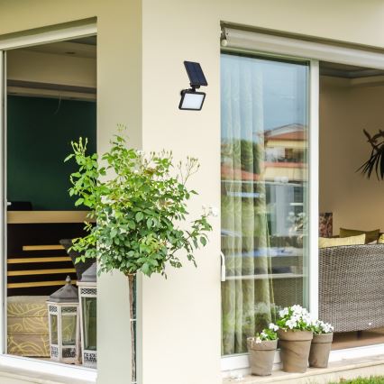 Rabalux - Holofote solar LED com sensor LED/9,6W/3,7V IP44 2000 mAh