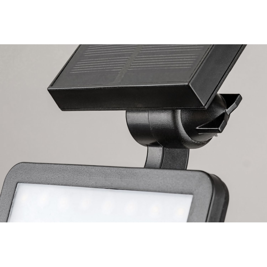 Rabalux - Holofote solar LED com sensor LED/9,6W/3,7V IP44 2000 mAh