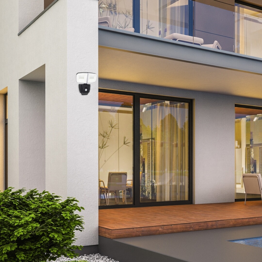 Rabalux - Holofote solar LED com sensor LED/12W/3,7V IP44 4000 mAh