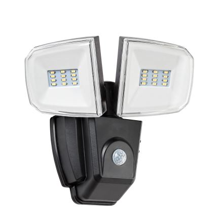 Rabalux - Holofote solar LED com sensor LED/12W/3,7V IP44 4000 mAh