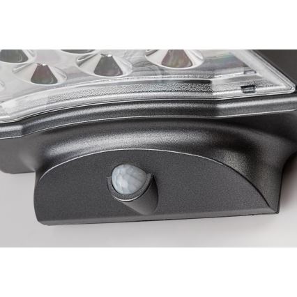 Rabalux - Iluminação solar LED com sensor LED/4W/3,7V IP44 1500 mAh