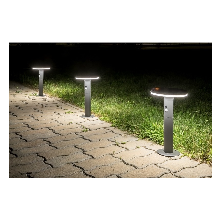 Rabalux - Iluminação solar LED com sensor LED/10W/3,7V IP44 2500 mAh