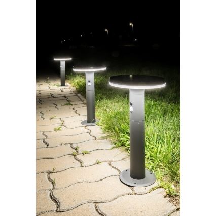 Rabalux - Iluminação solar LED com sensor LED/10W/3,7V IP44 2500 mAh