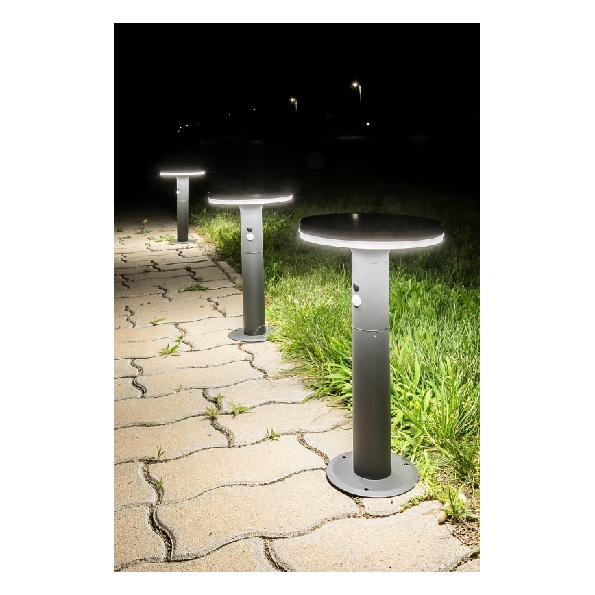 Rabalux - Iluminação solar LED com sensor LED/10W/3,7V IP44 2500 mAh