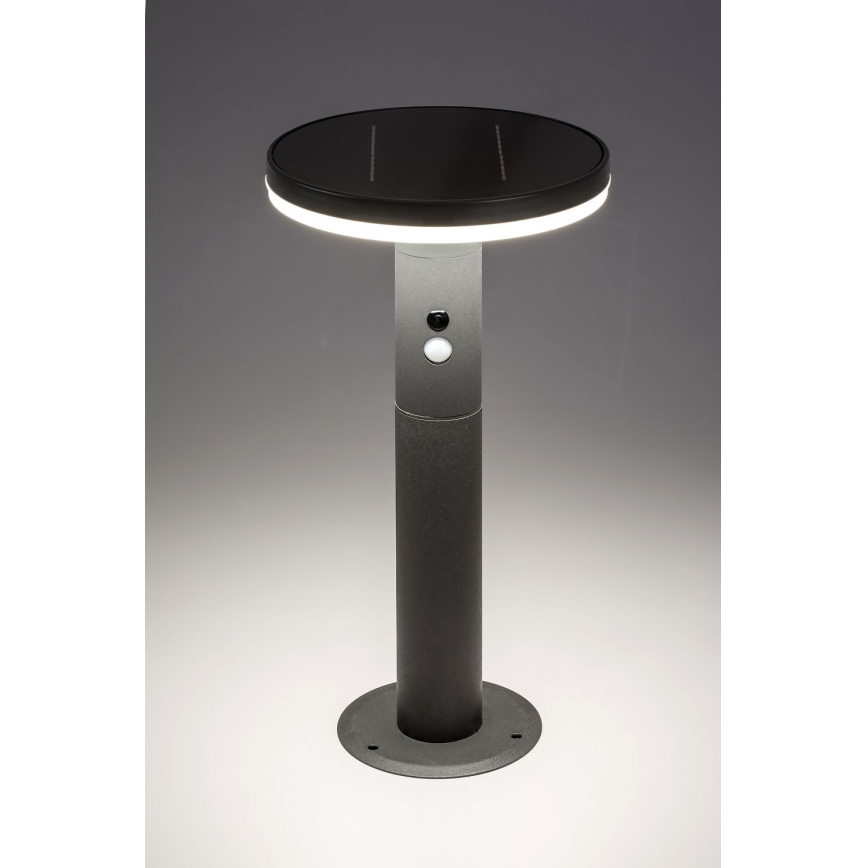 Rabalux - Iluminação solar LED com sensor LED/10W/3,7V IP44 2500 mAh