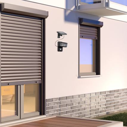 Rabalux - Iluminação solar LED com sensor LED/2,4W/3,7V IP44 1200 mAh