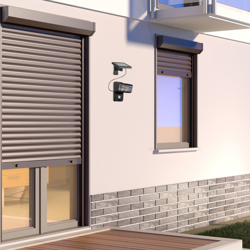 Rabalux - Iluminação solar LED com sensor LED/2,4W/3,7V IP44 1200 mAh