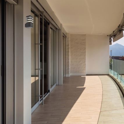 Rabalux - Iluminação de parede exterior com sensor 1xE27/12W/230V IP44