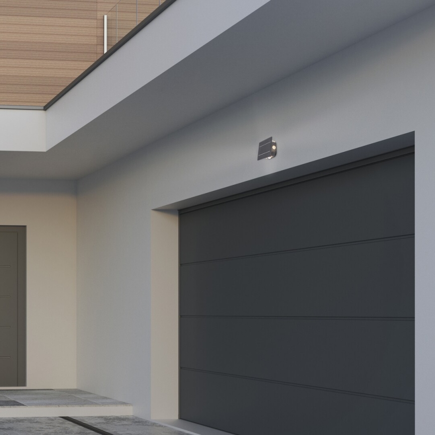 Rabalux - Luminária de parede solar LED regulável LED/0,5W/3,7V 3000K/6000K IP54 1300 mAh